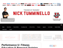 Tablet Screenshot of nicktumminello.com